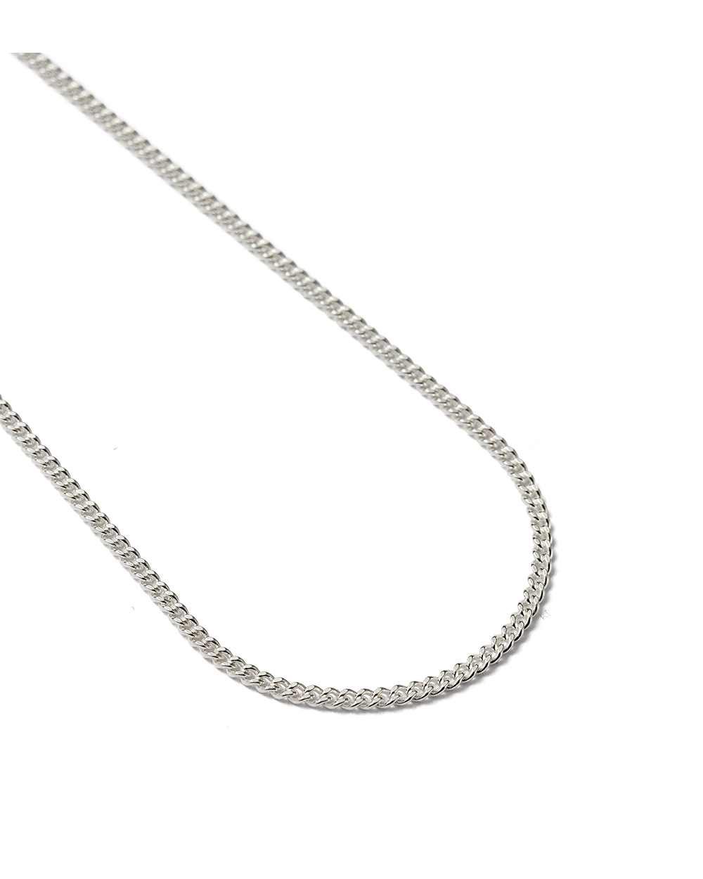 BESPOKE CURB BRACELET (STERLING SILVER) - Image 3