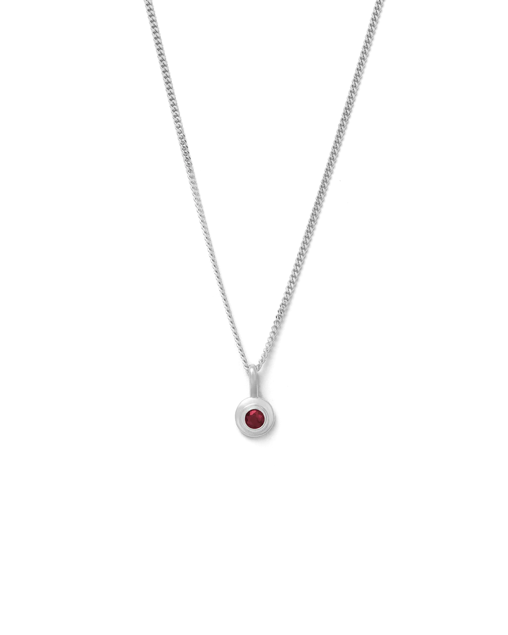 BIRTHSTONE NECKLACE (STERLING SILVER) - Image 10