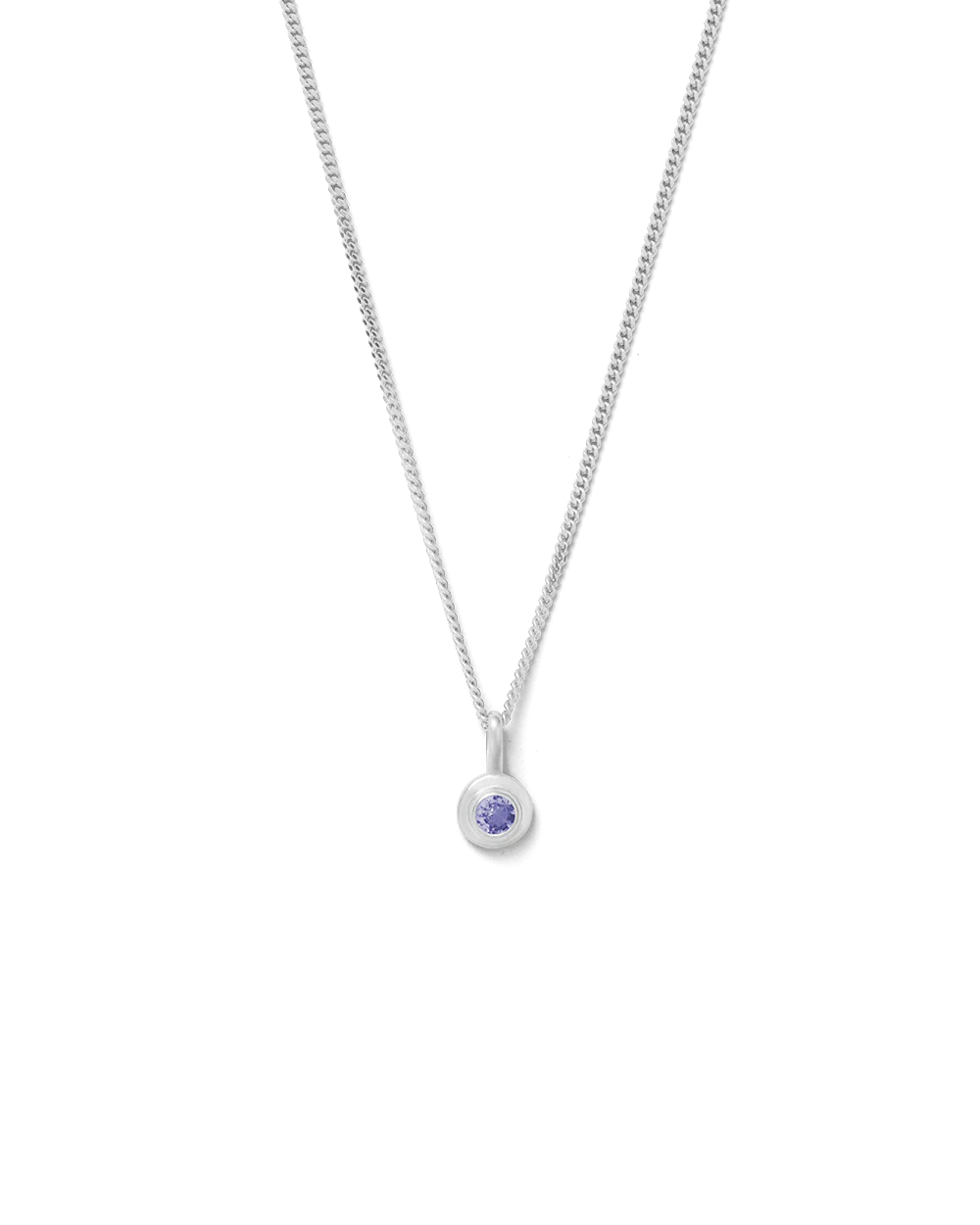 BIRTHSTONE NECKLACE (STERLING SILVER) - Image 13