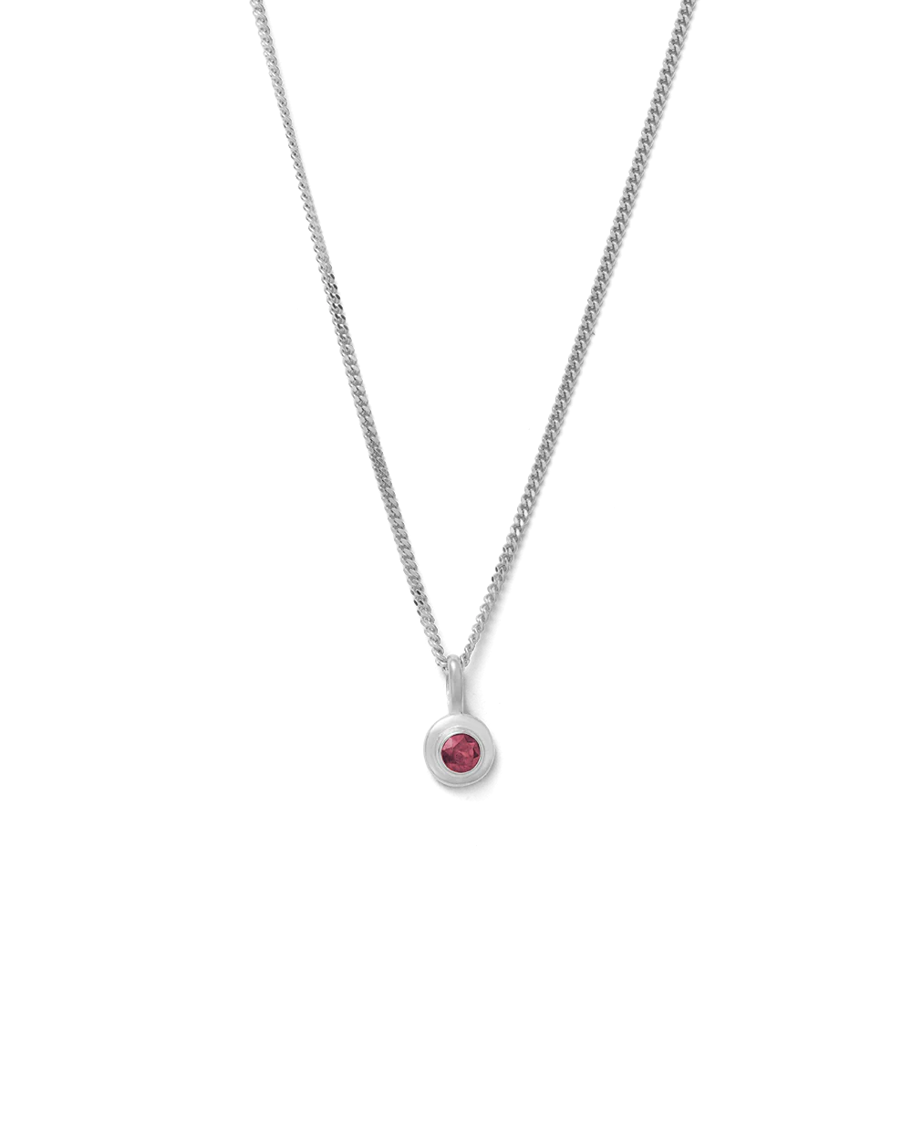 BIRTHSTONE NECKLACE (STERLING SILVER) - Image 17