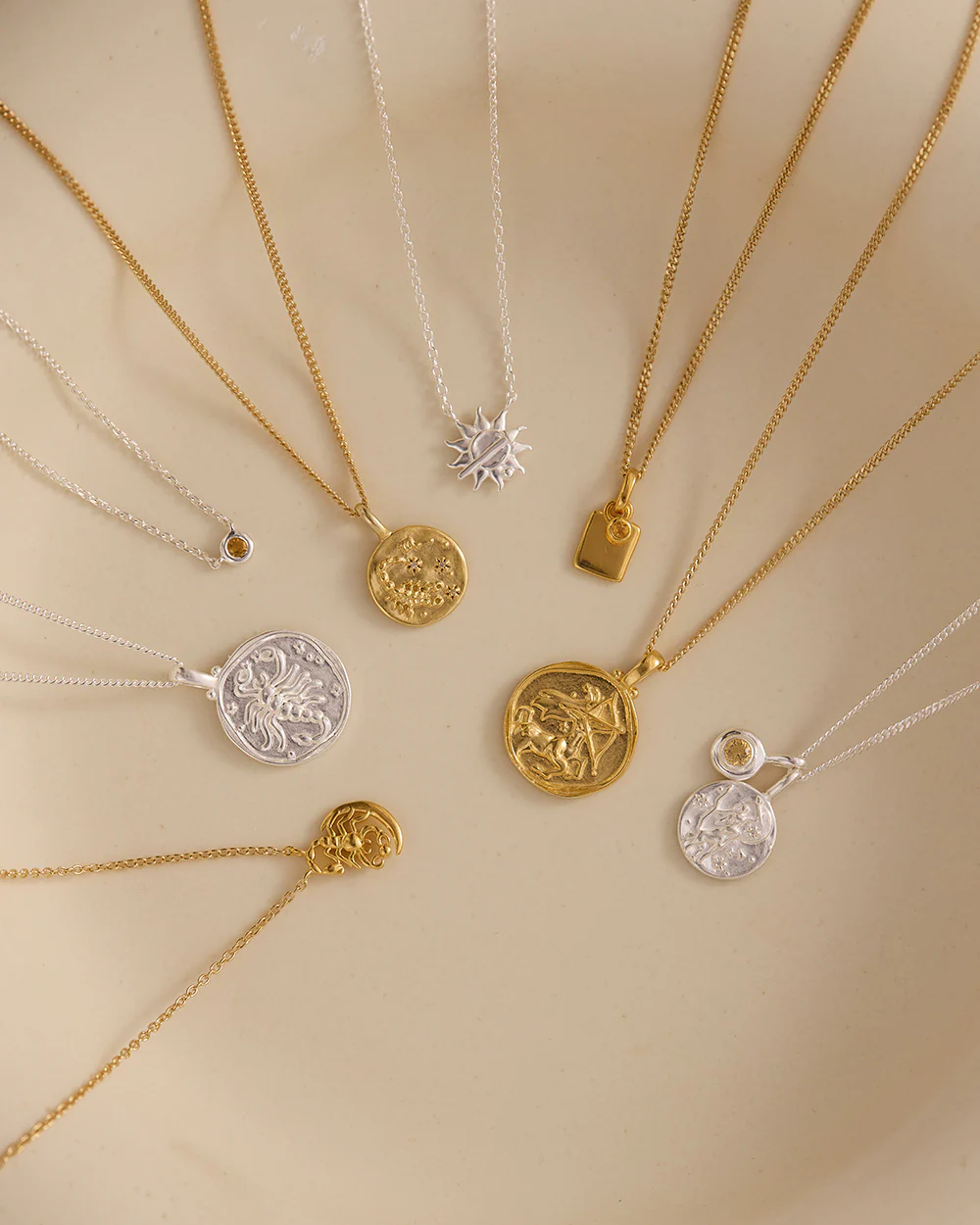 BIRTHSTONE NECKLACE (STERLING SILVER) - Image 5