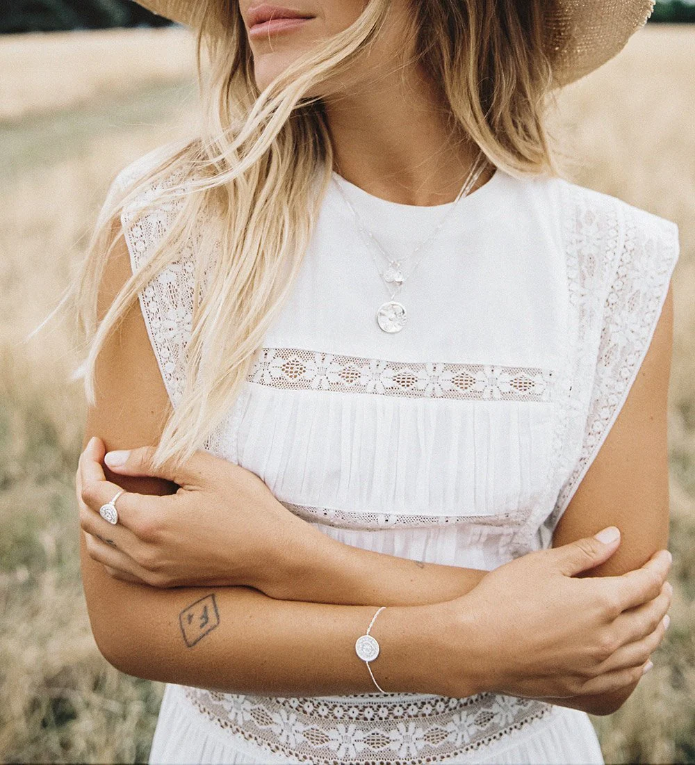 BY THE SEA COIN NECKLACE (STERLING SILVER) - Image 3