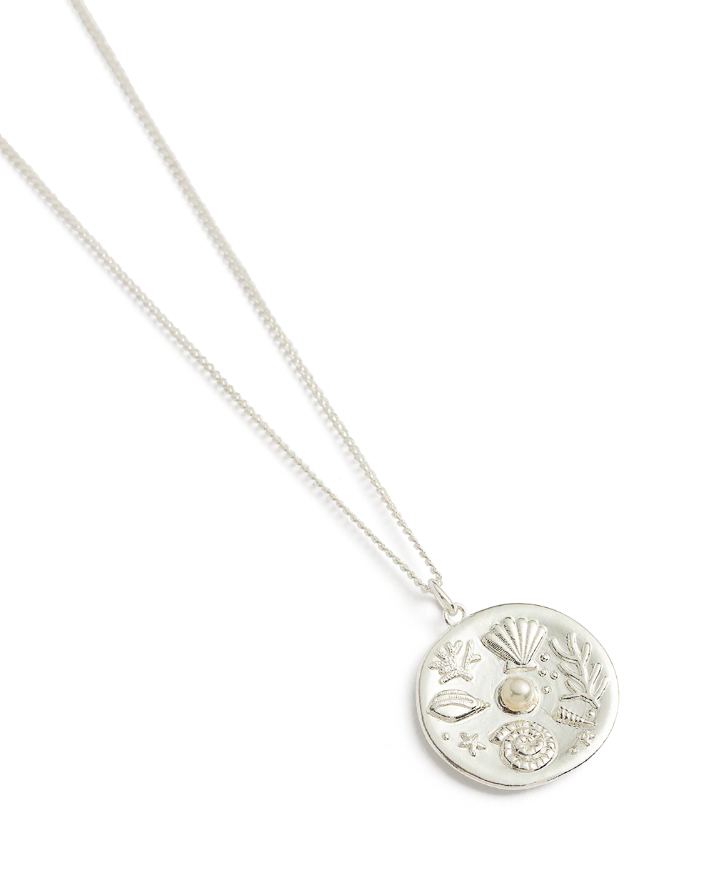 BY THE SEA COIN NECKLACE (STERLING SILVER) - Image 4
