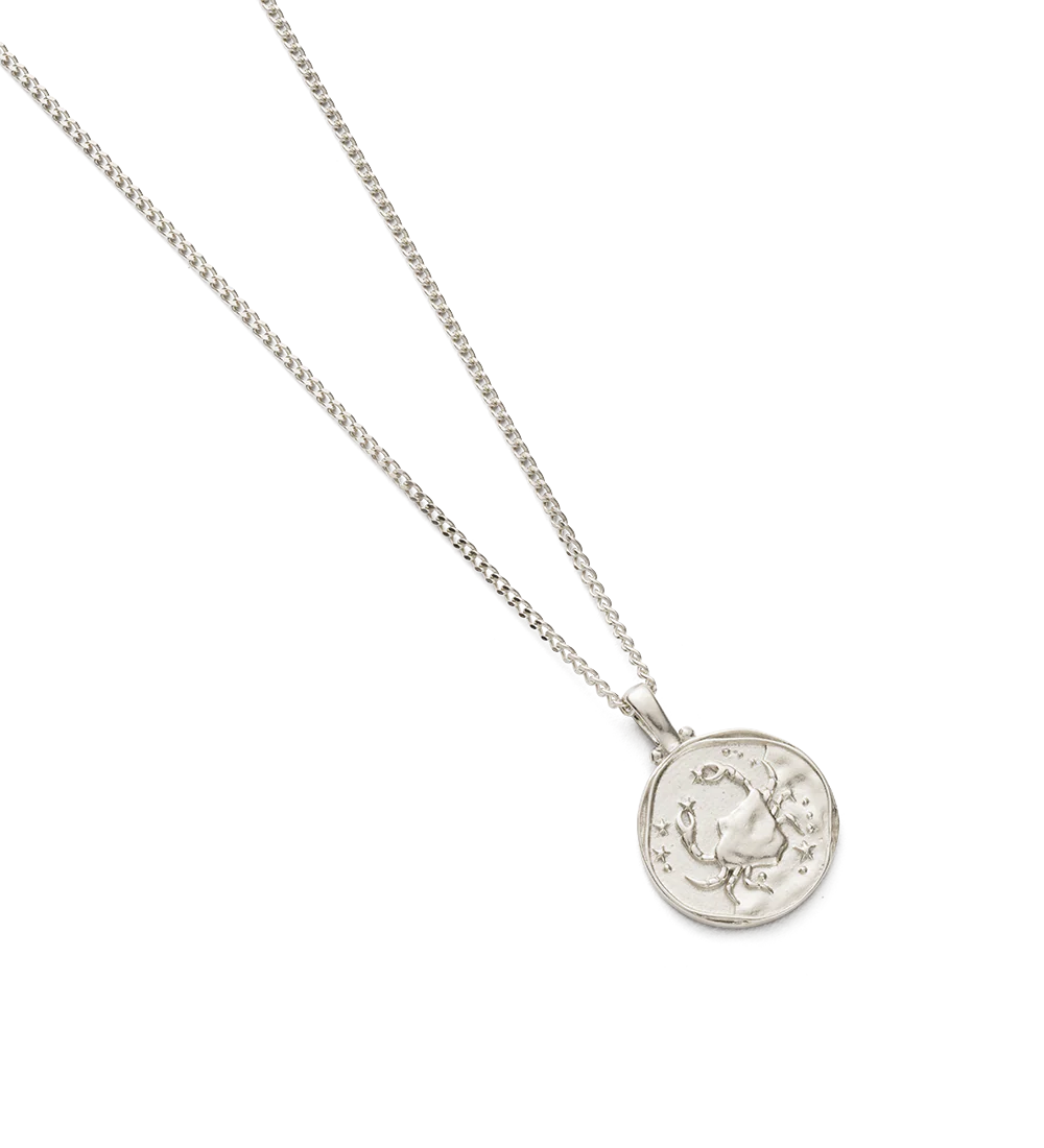 CANCER ZODIAC NECKLACE (STERLING SILVER) - Image 4