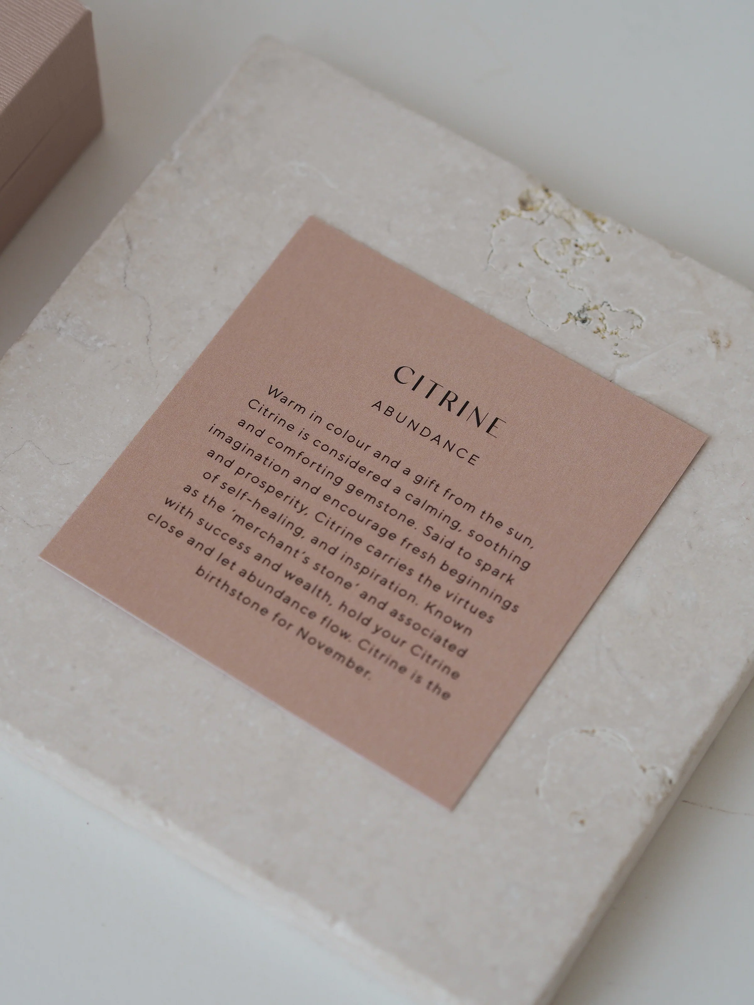 CITRINE GEMSTONE (18K GOLD VERMEIL) - Image 5