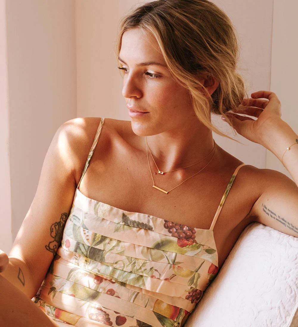 ENGRAVABLE BAR NECKLACE (STERLING SILVER) - Image 5