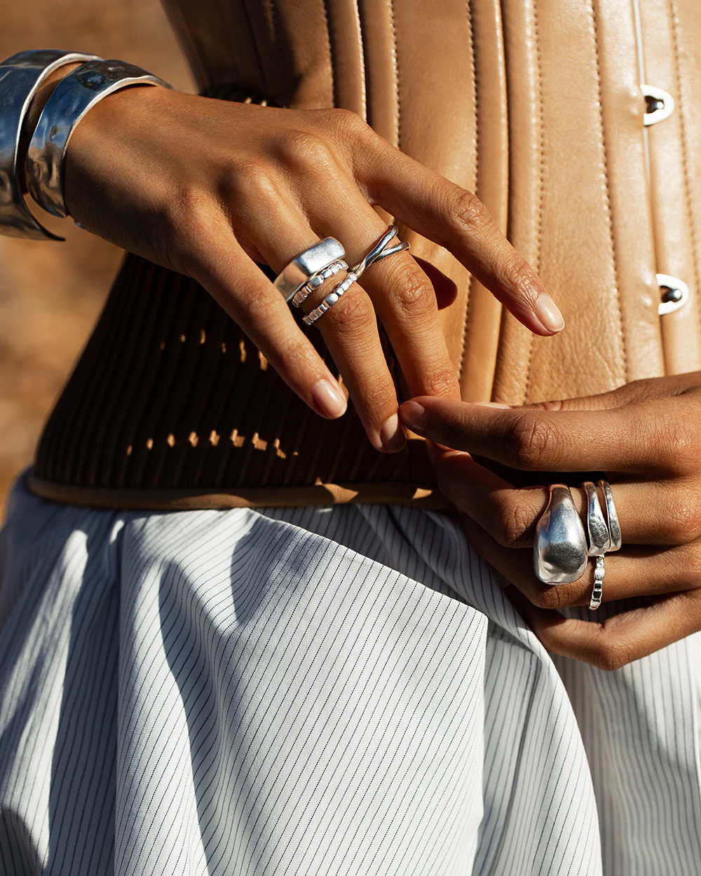 ESSENCE DOME RING (STERLING SILVER) - Image 5