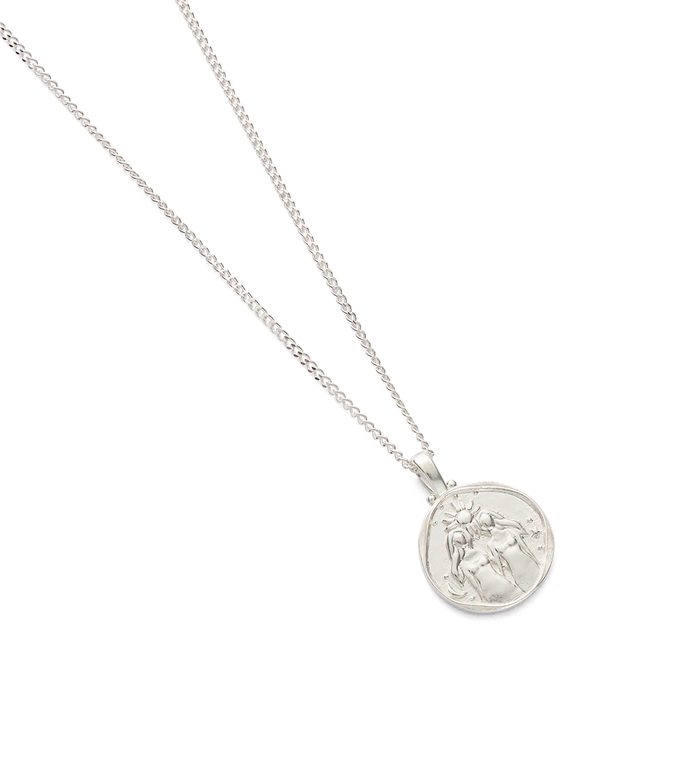 GEMINI ZODIAC NECKLACE (STERLING SILVER) - Image 4