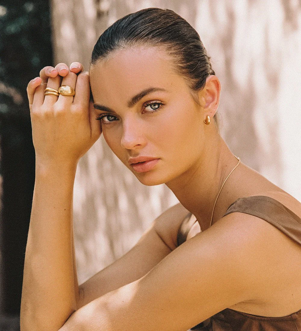 GOLDEN LIGHT DOME RING (18K GOLD VERMEIL) - Image 3