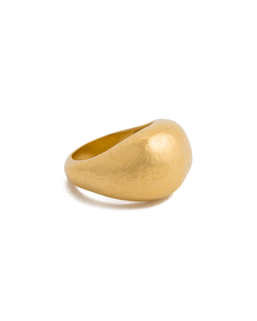 GOLDEN LIGHT DOME RING (18K GOLD VERMEIL) - Image 4