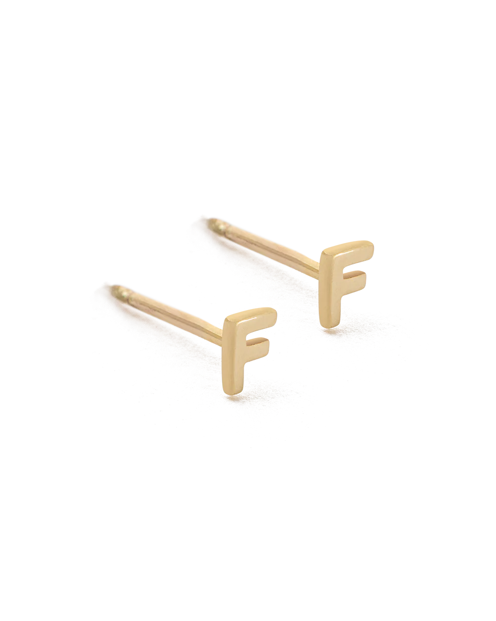 INITIAL EARRINGS (9K GOLD) - Image 10