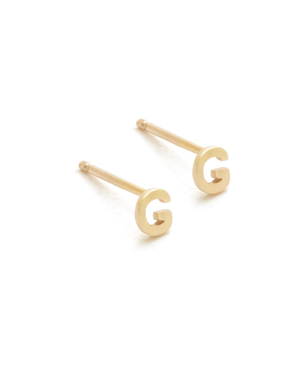 INITIAL EARRINGS (9K GOLD) - Image 11