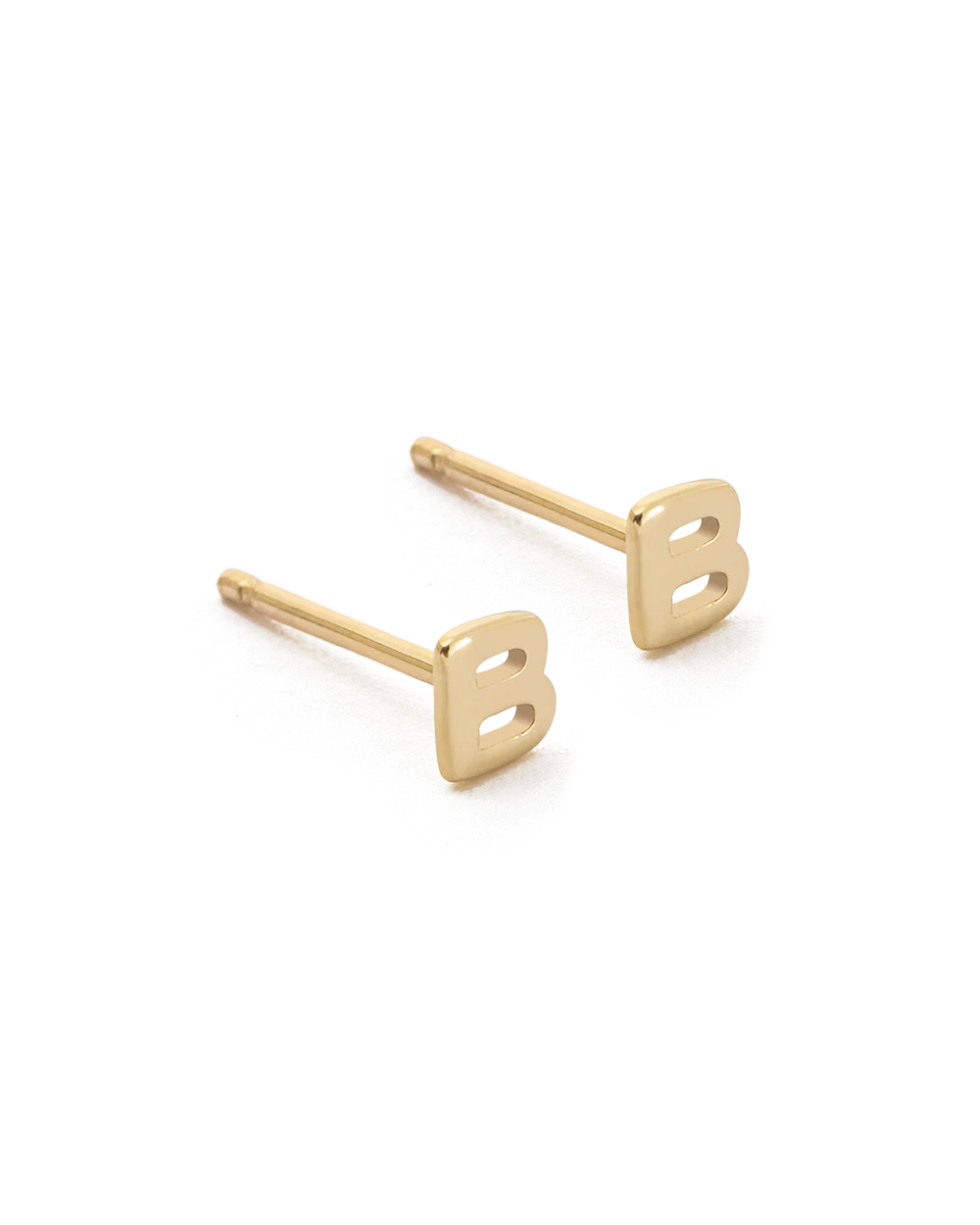 INITIAL EARRINGS (9K GOLD) - Image 4