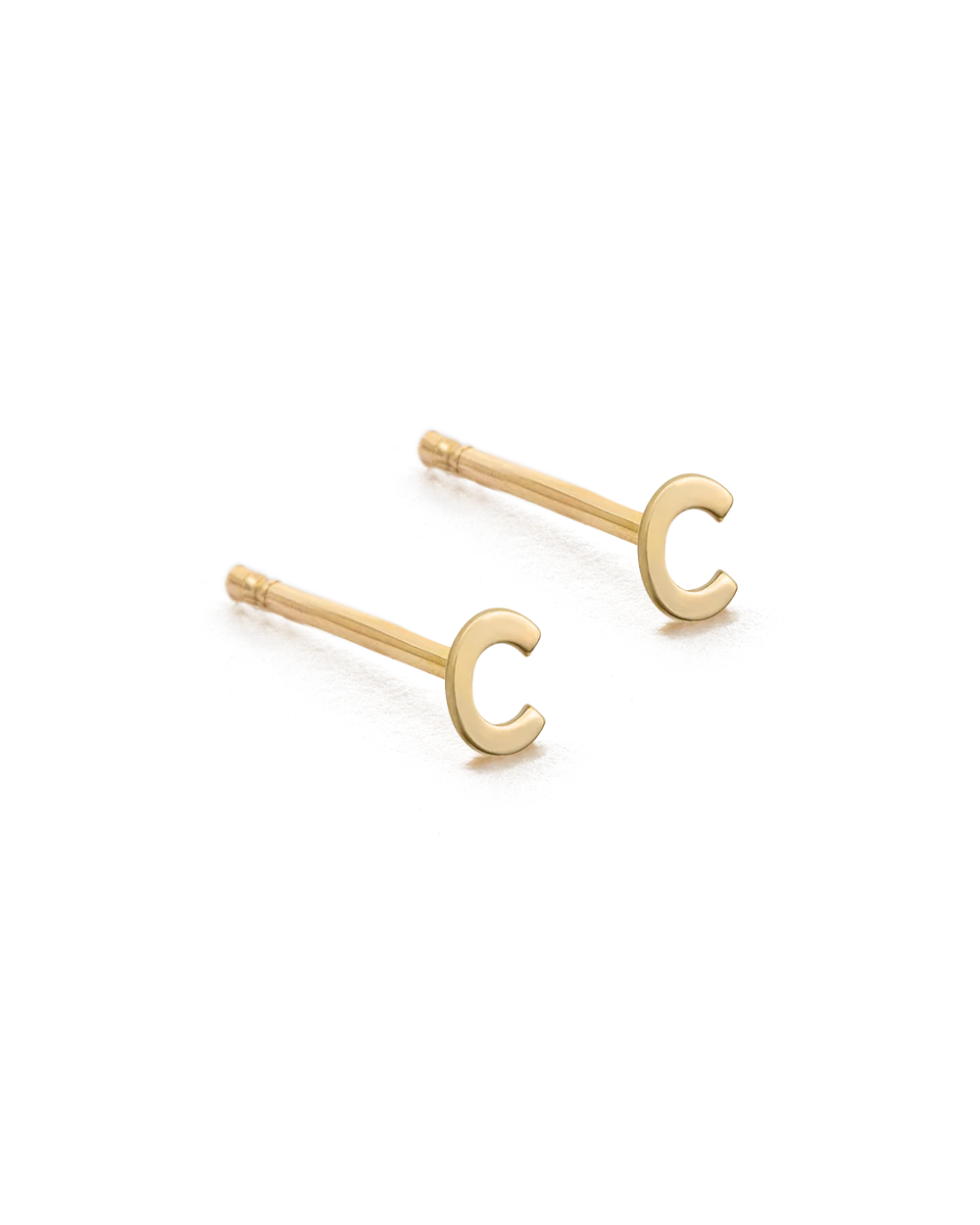 INITIAL EARRINGS (9K GOLD) - Image 7