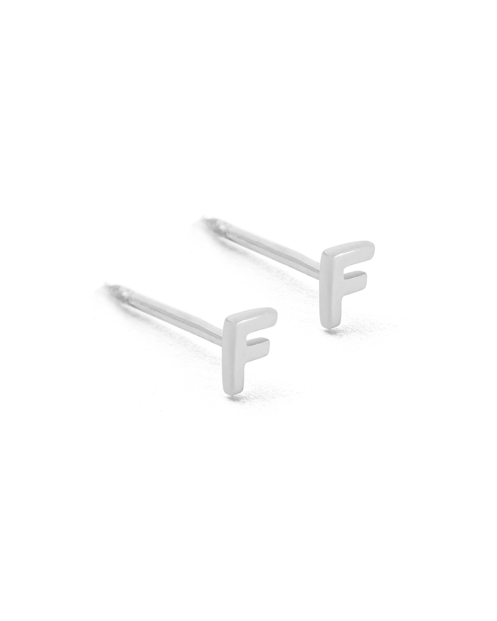 INITIAL EARRINGS (STERLING SILVER) - Image 10