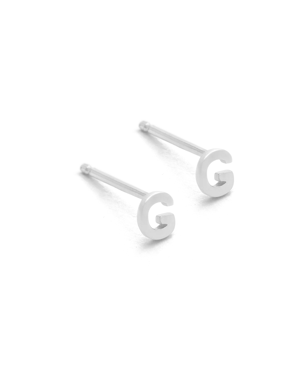 INITIAL EARRINGS (STERLING SILVER) - Image 11