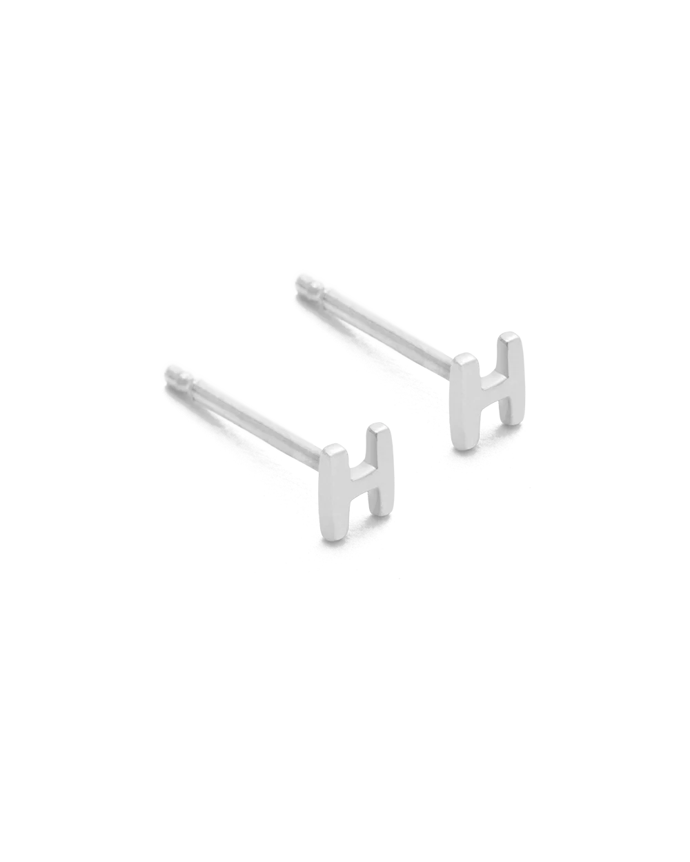 INITIAL EARRINGS (STERLING SILVER) - Image 12