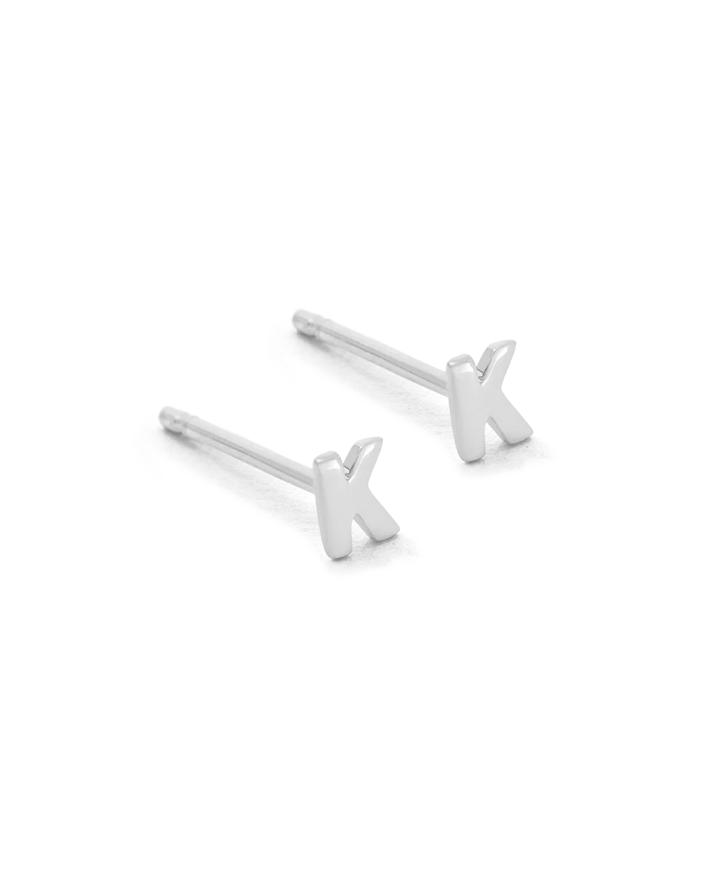 INITIAL EARRINGS (STERLING SILVER) - Image 15