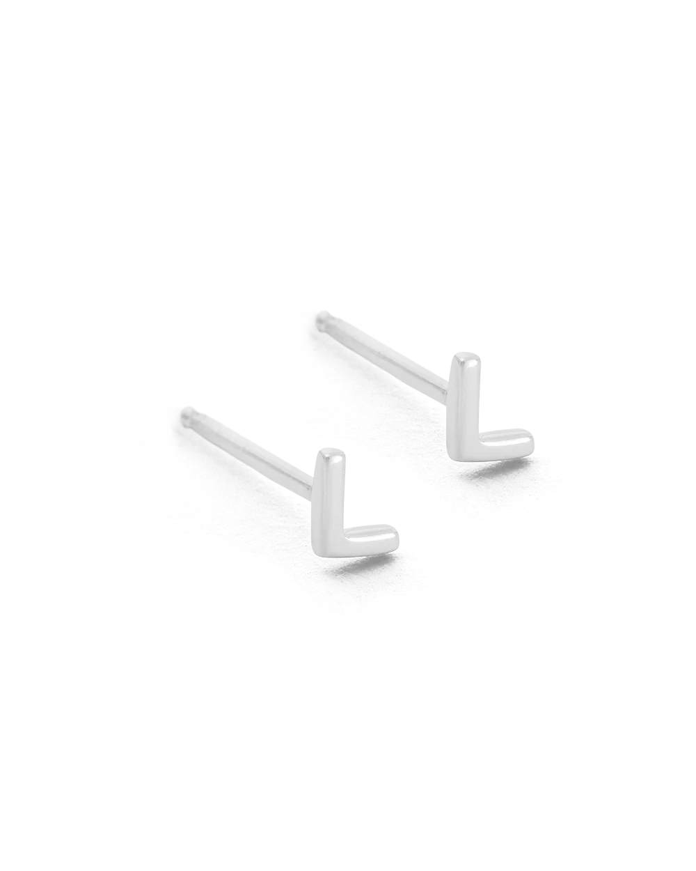 INITIAL EARRINGS (STERLING SILVER) - Image 16