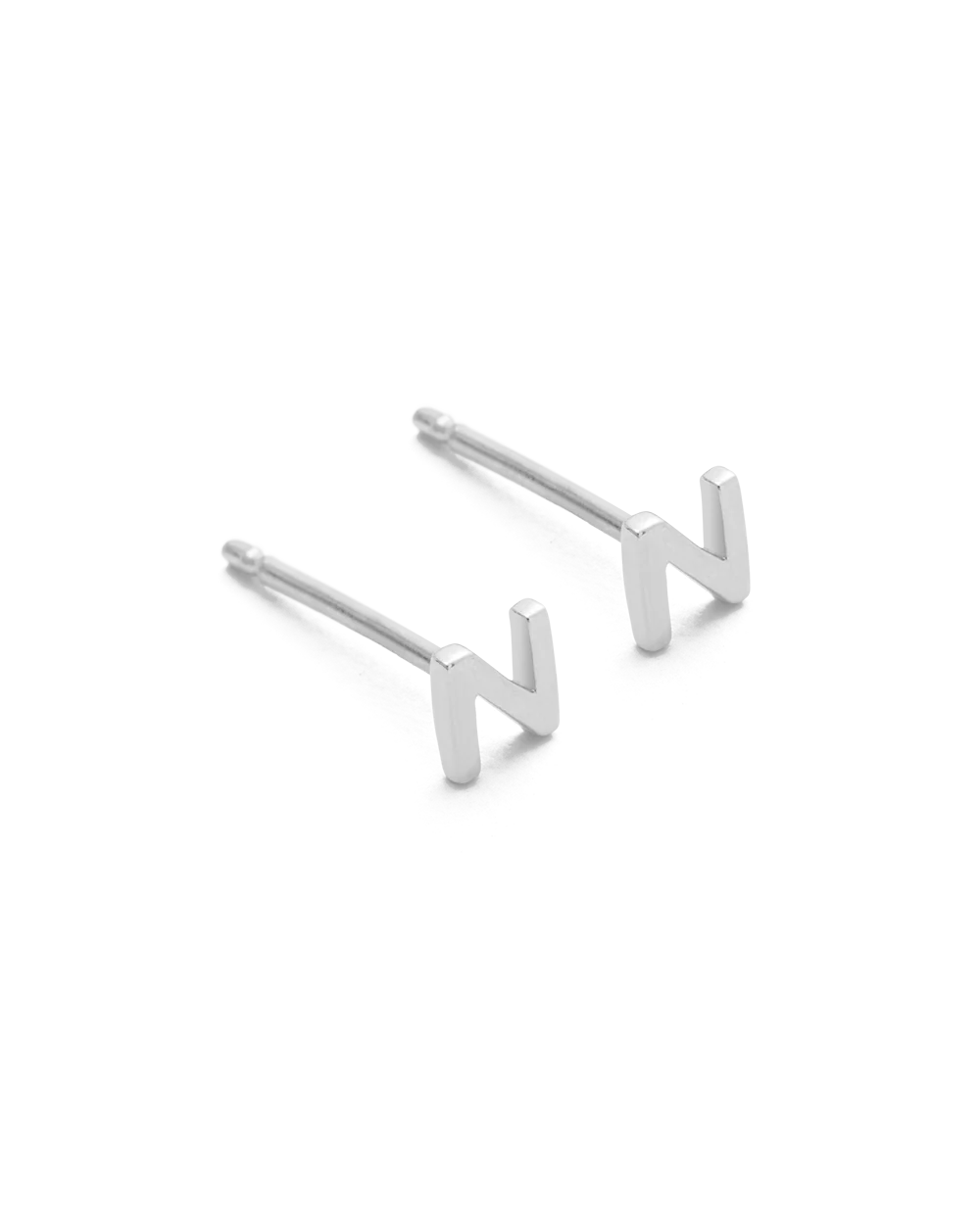 INITIAL EARRINGS (STERLING SILVER) - Image 18