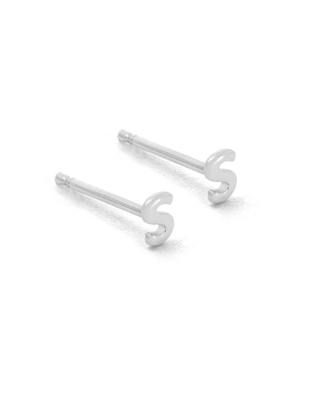 INITIAL EARRINGS (STERLING SILVER) - Image 23