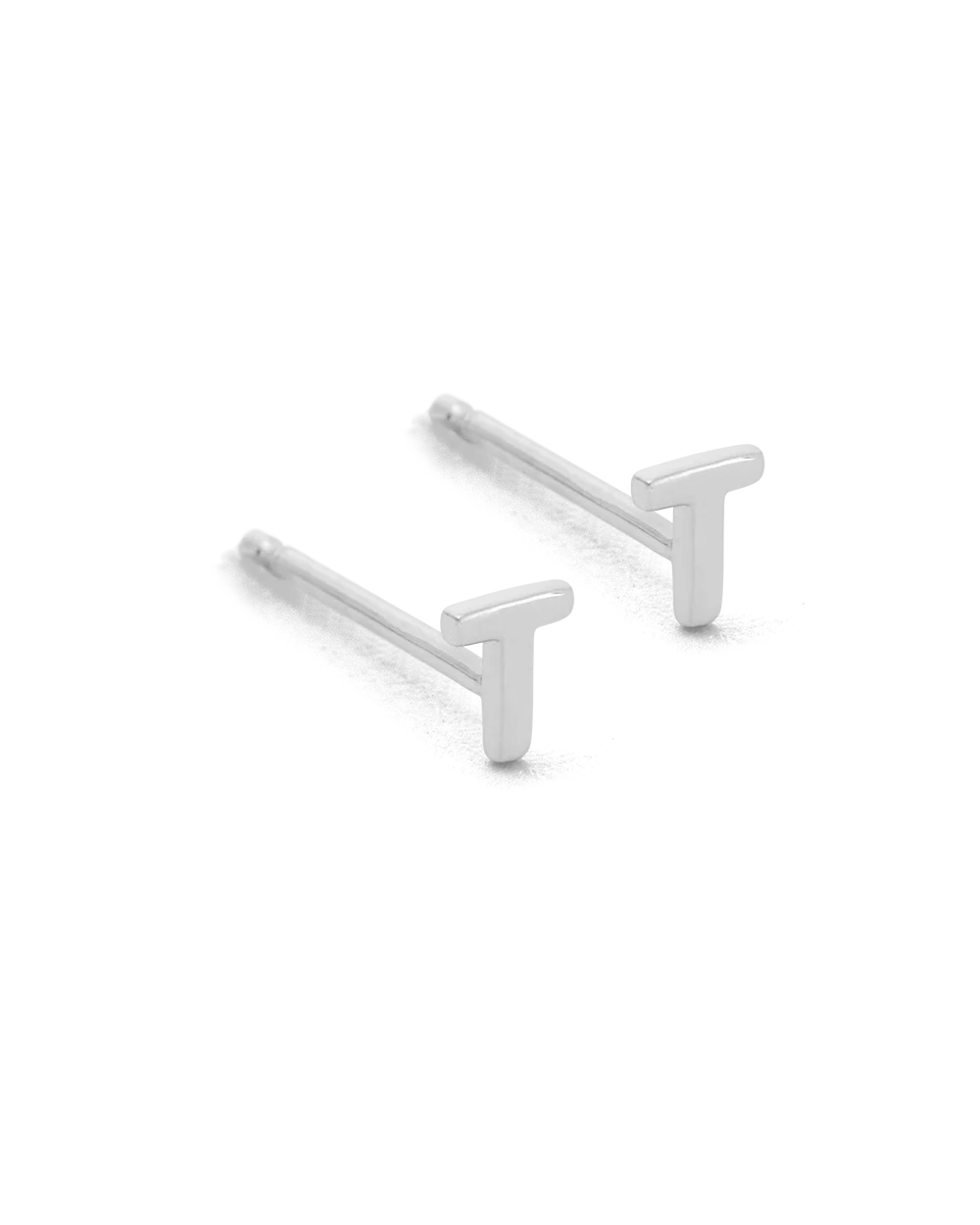 INITIAL EARRINGS (STERLING SILVER) - Image 24