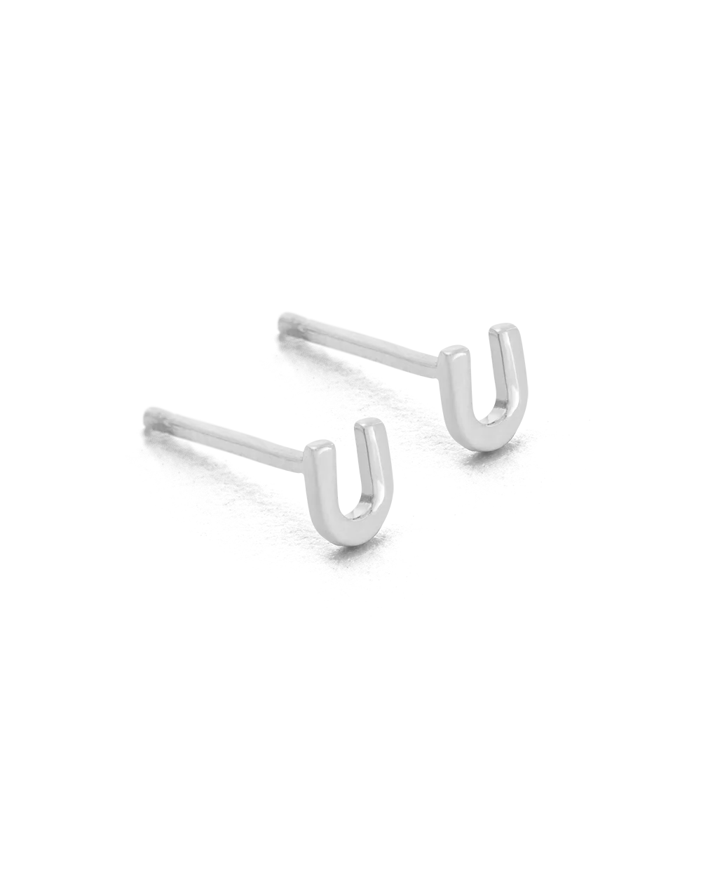 INITIAL EARRINGS (STERLING SILVER) - Image 25