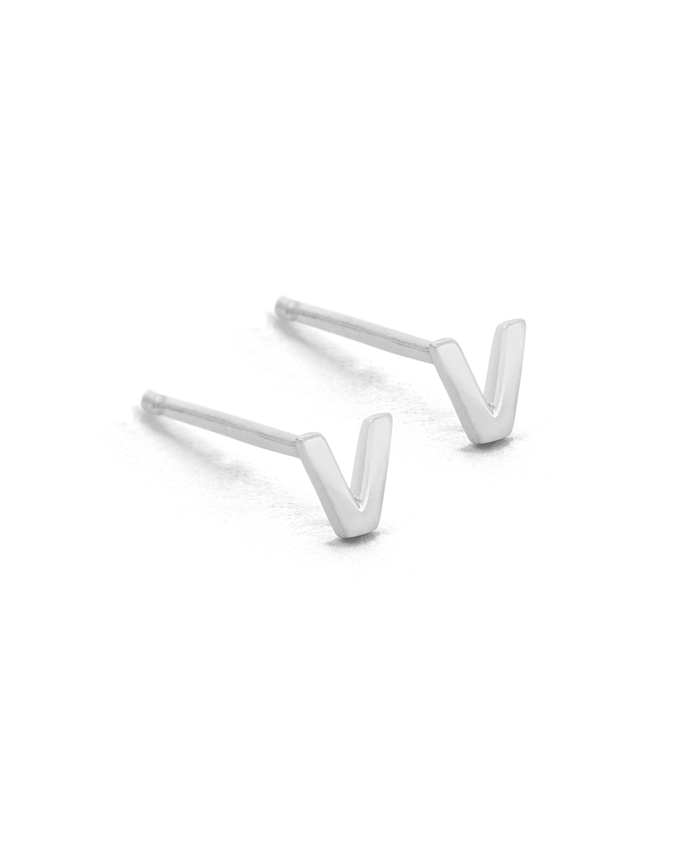 INITIAL EARRINGS (STERLING SILVER) - Image 26