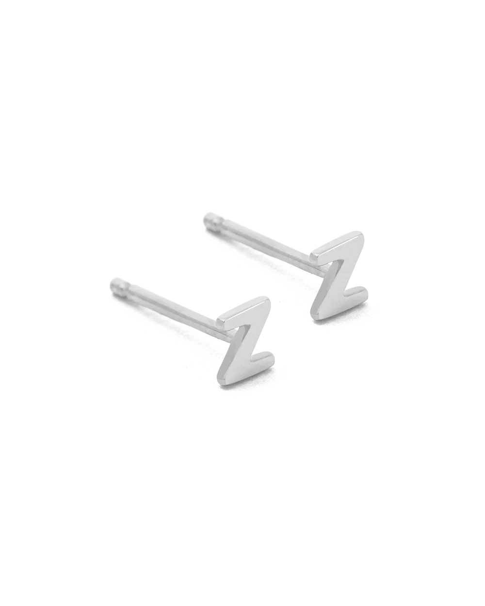 INITIAL EARRINGS (STERLING SILVER) - Image 30