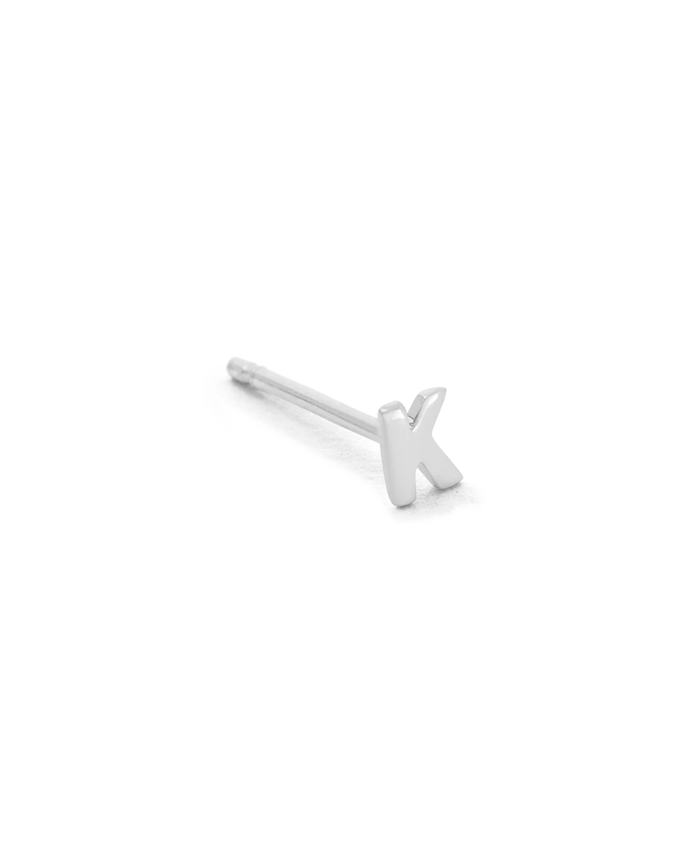 INITIAL EARRINGS (STERLING SILVER) - Image 41