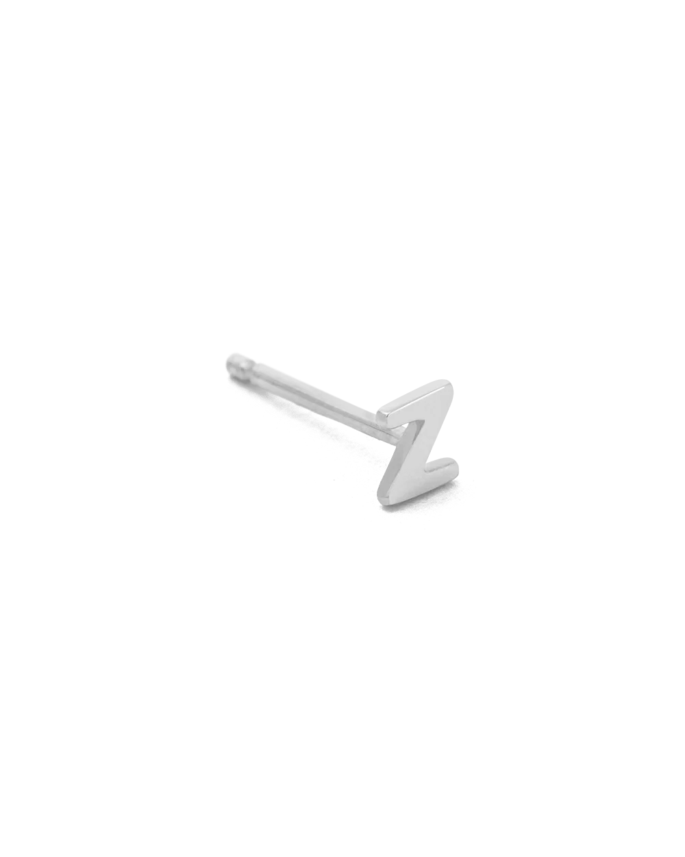 INITIAL EARRINGS (STERLING SILVER) - Image 56