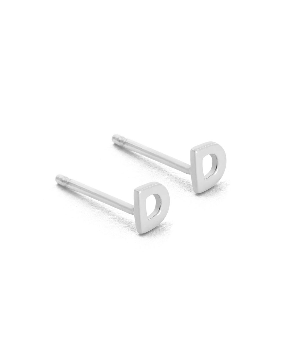 INITIAL EARRINGS (STERLING SILVER) - Image 8