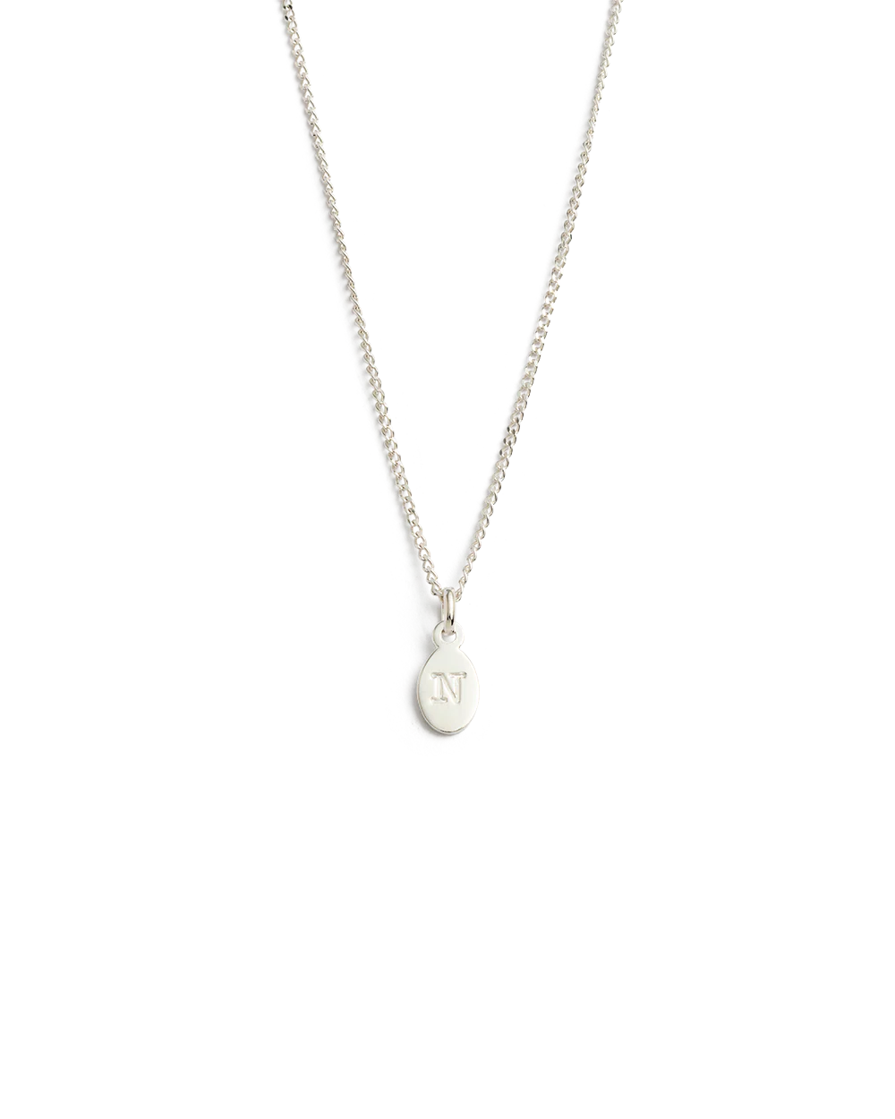 INITIAL NECKLACE A-Z (STERLING SILVER) - Image 19