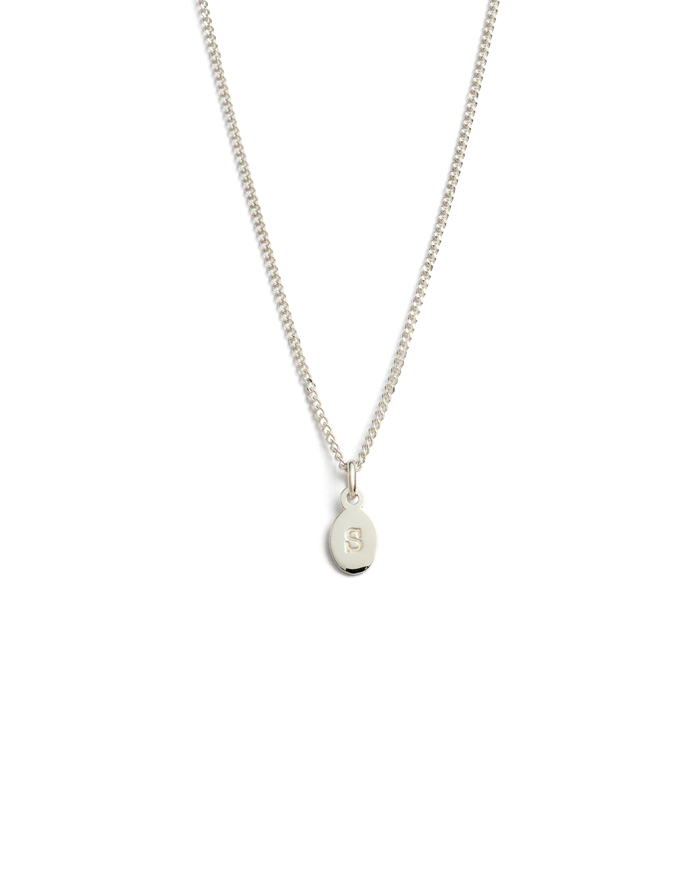 INITIAL NECKLACE A-Z (STERLING SILVER) - Image 24