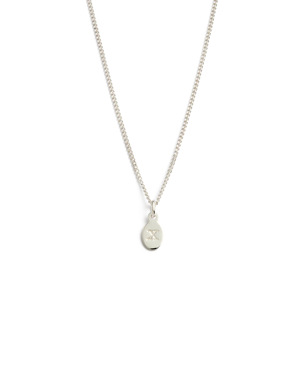 INITIAL NECKLACE A-Z (STERLING SILVER) - Image 29