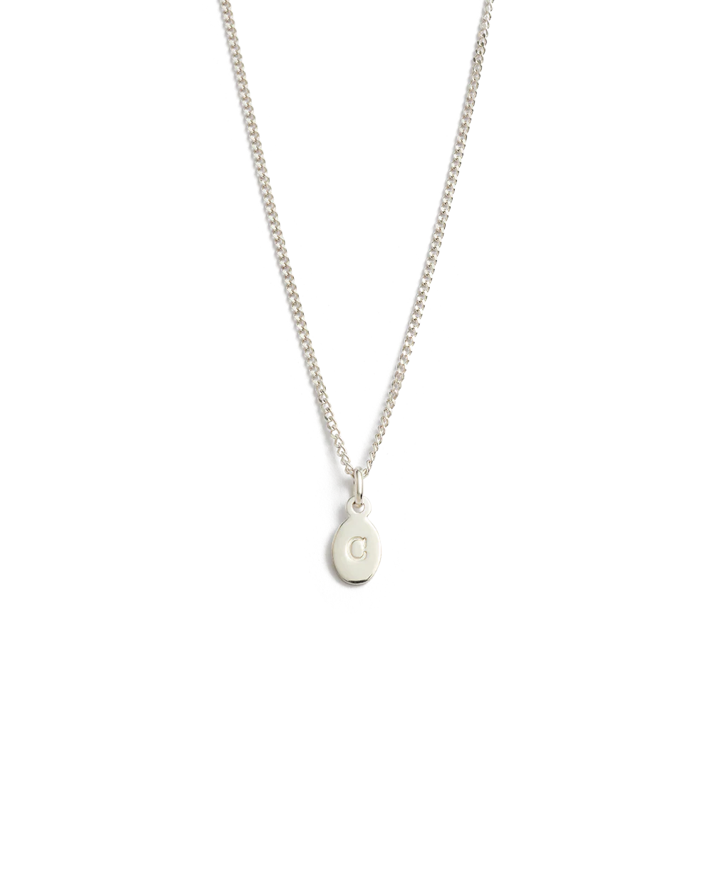 INITIAL NECKLACE A-Z (STERLING SILVER) - Image 8