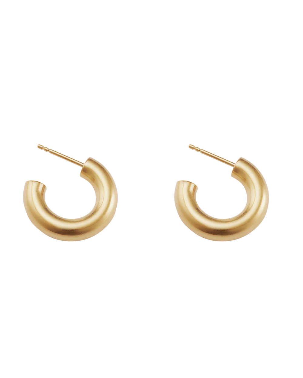 JARDIN HOOPS MEDIUM (18K GOLD PLATED) - Image 6