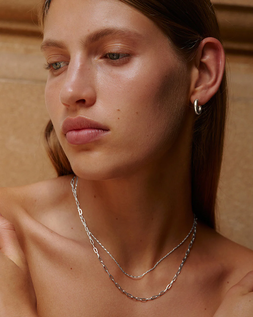 JARDIN HOOPS SMALL (STERLING SILVER) - Image 3