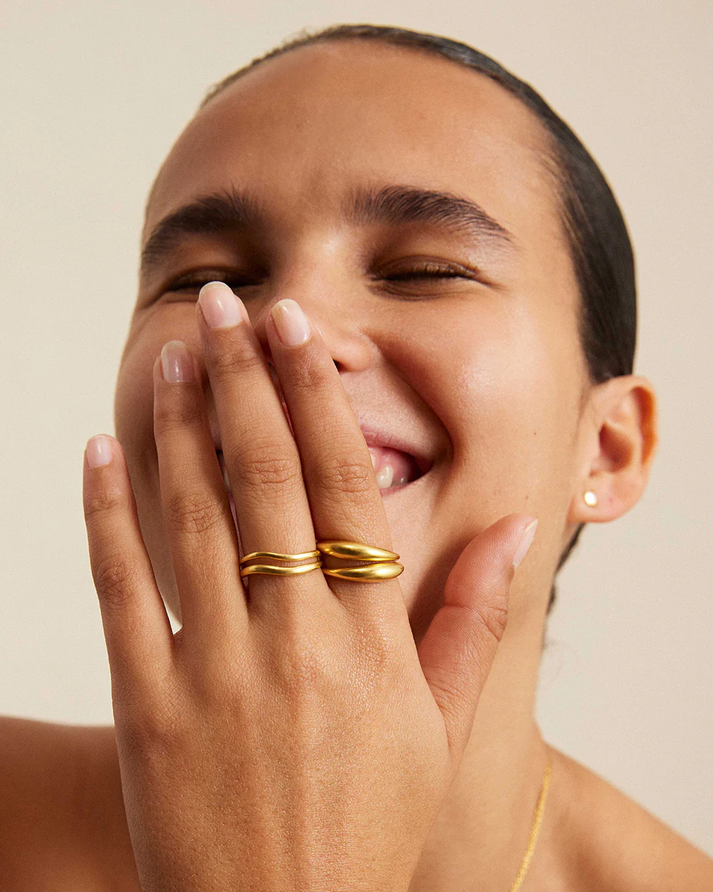 ONDA RING (18K GOLD VERMEIL) - Image 3