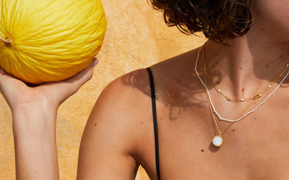 PERLA NECKLACE (18K GOLD VERMEIL) - Image 5