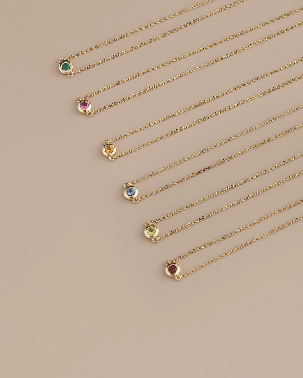 PETITE BIRTHSTONE BRACELET (9K GOLD) - Image 5