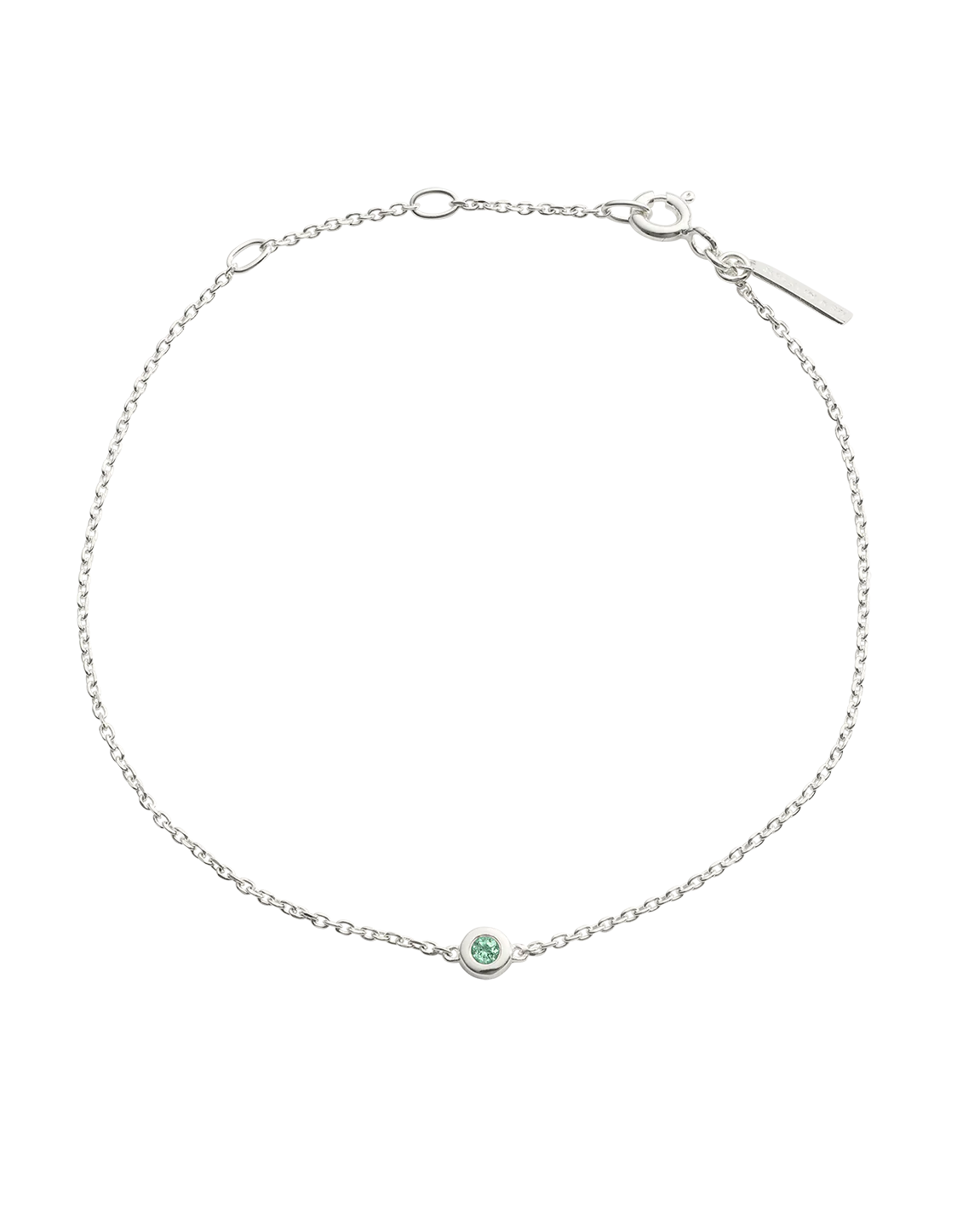 PETITE BIRTHSTONE BRACELET (STERLING SILVER) - Image 10