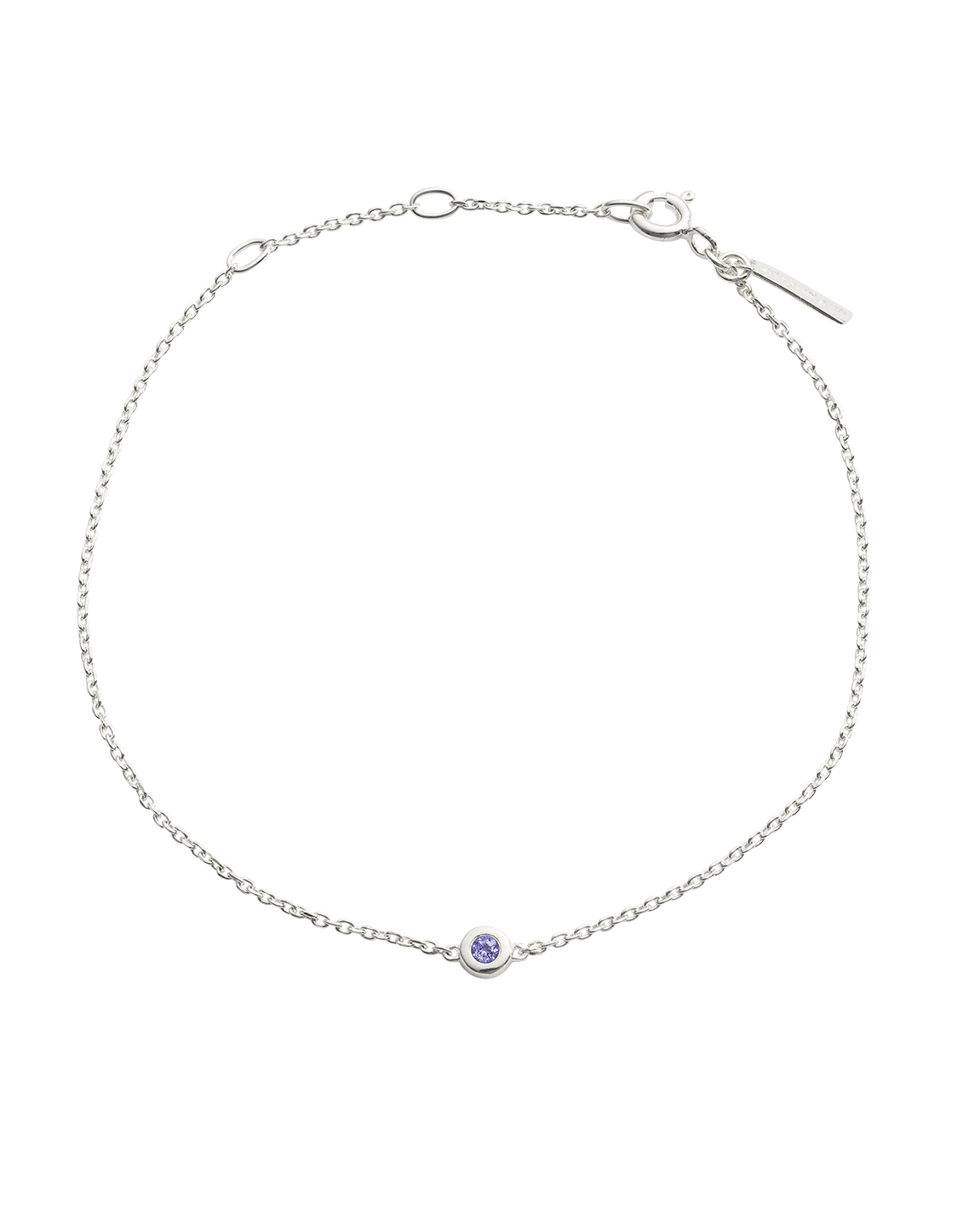 PETITE BIRTHSTONE BRACELET (STERLING SILVER) - Image 17