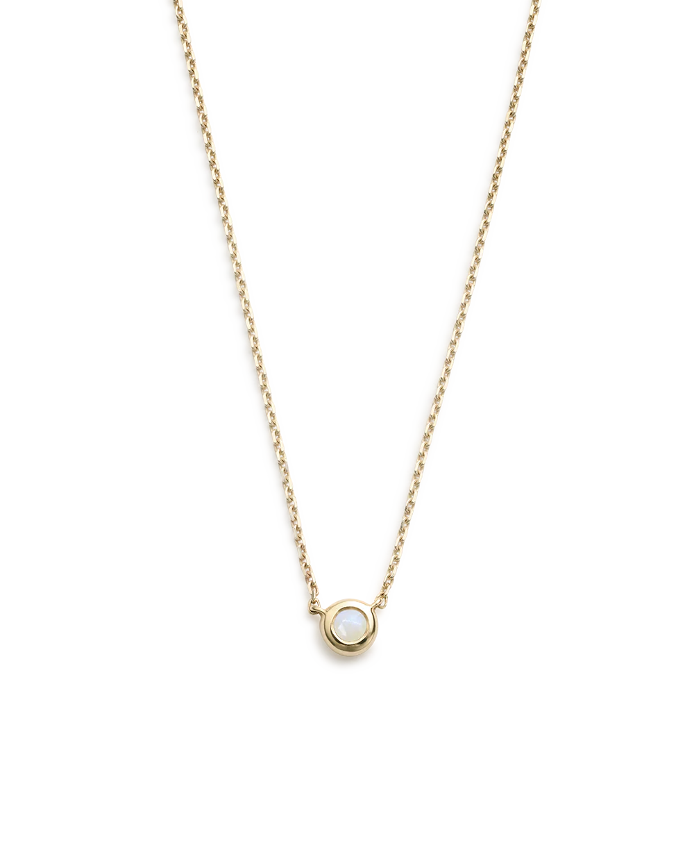PETITE BIRTHSTONE NECKLACE (9K GOLD) - Image 17