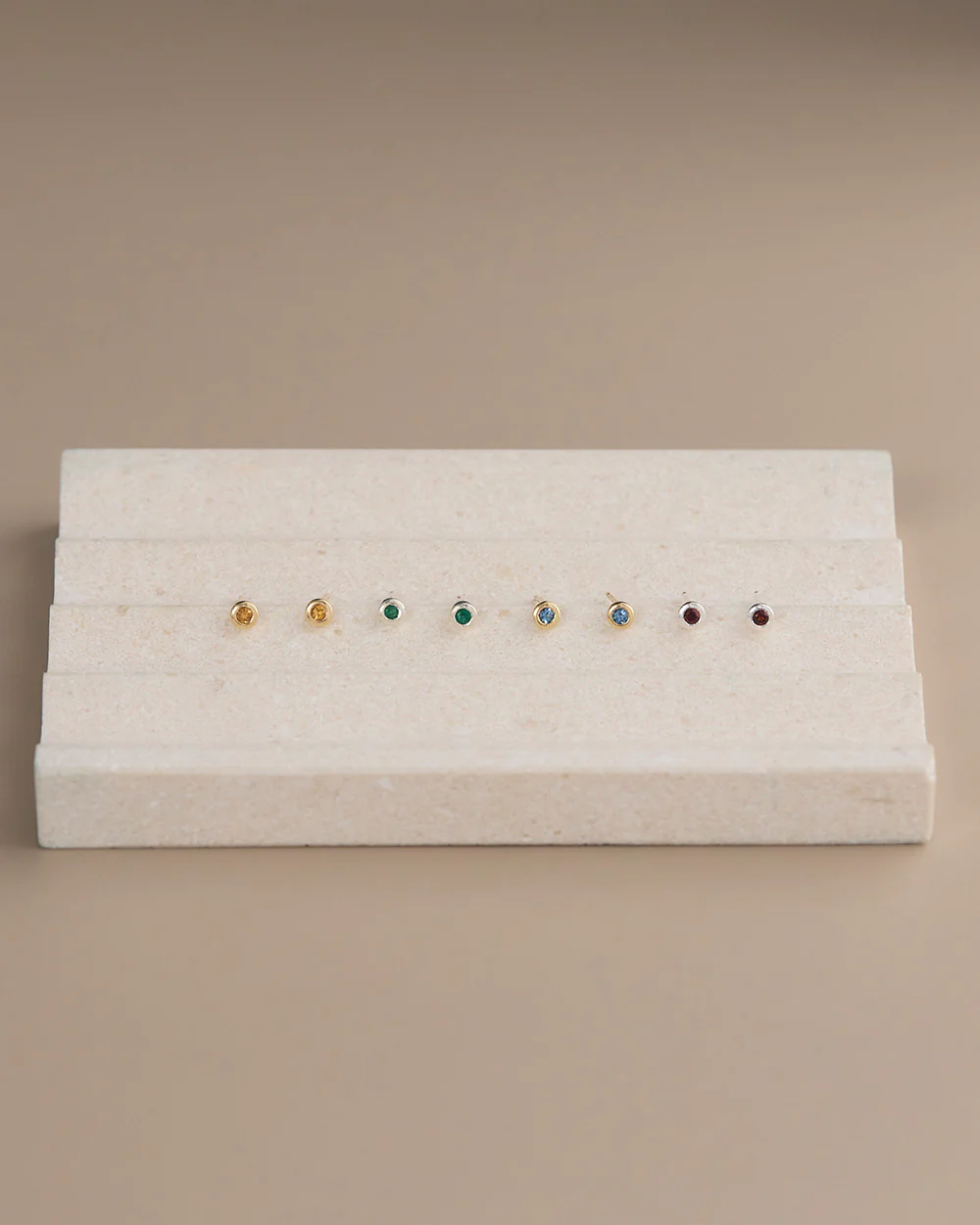 PETITE BIRTHSTONE STUDS (STERLING SILVER) - Image 5