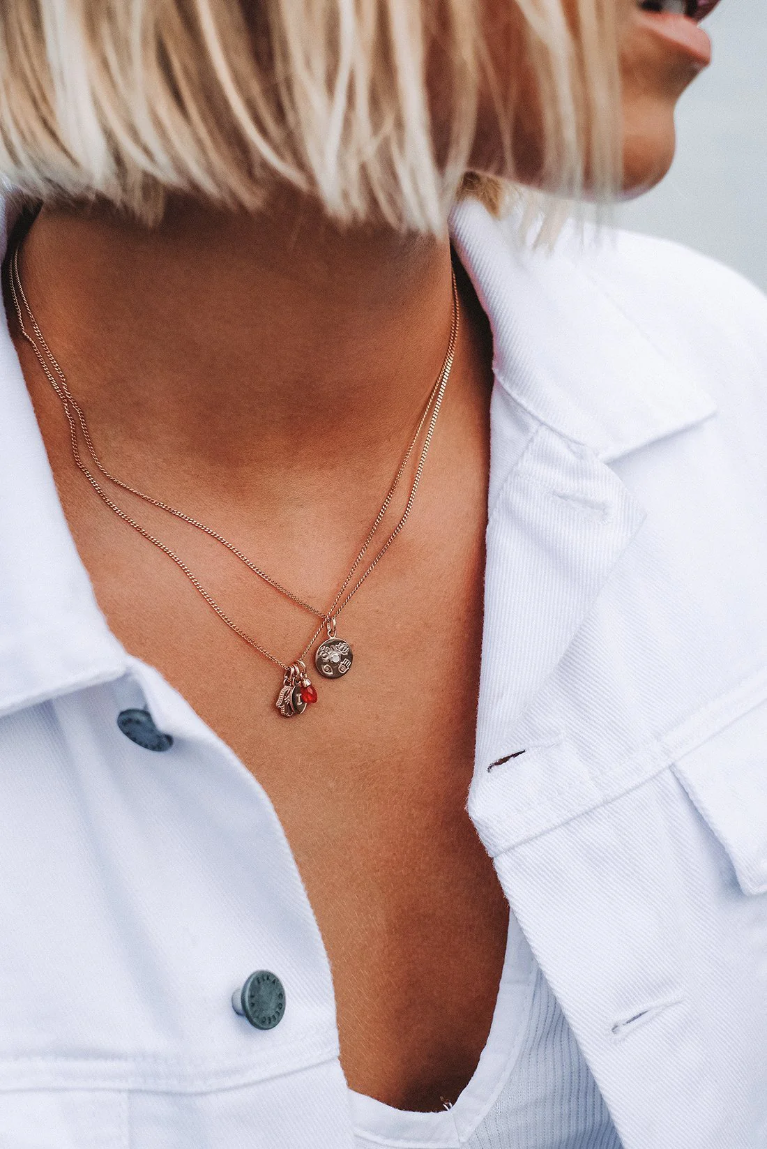 RED AGATE GEMSTONE (18K GOLD VERMEIL) - Image 3