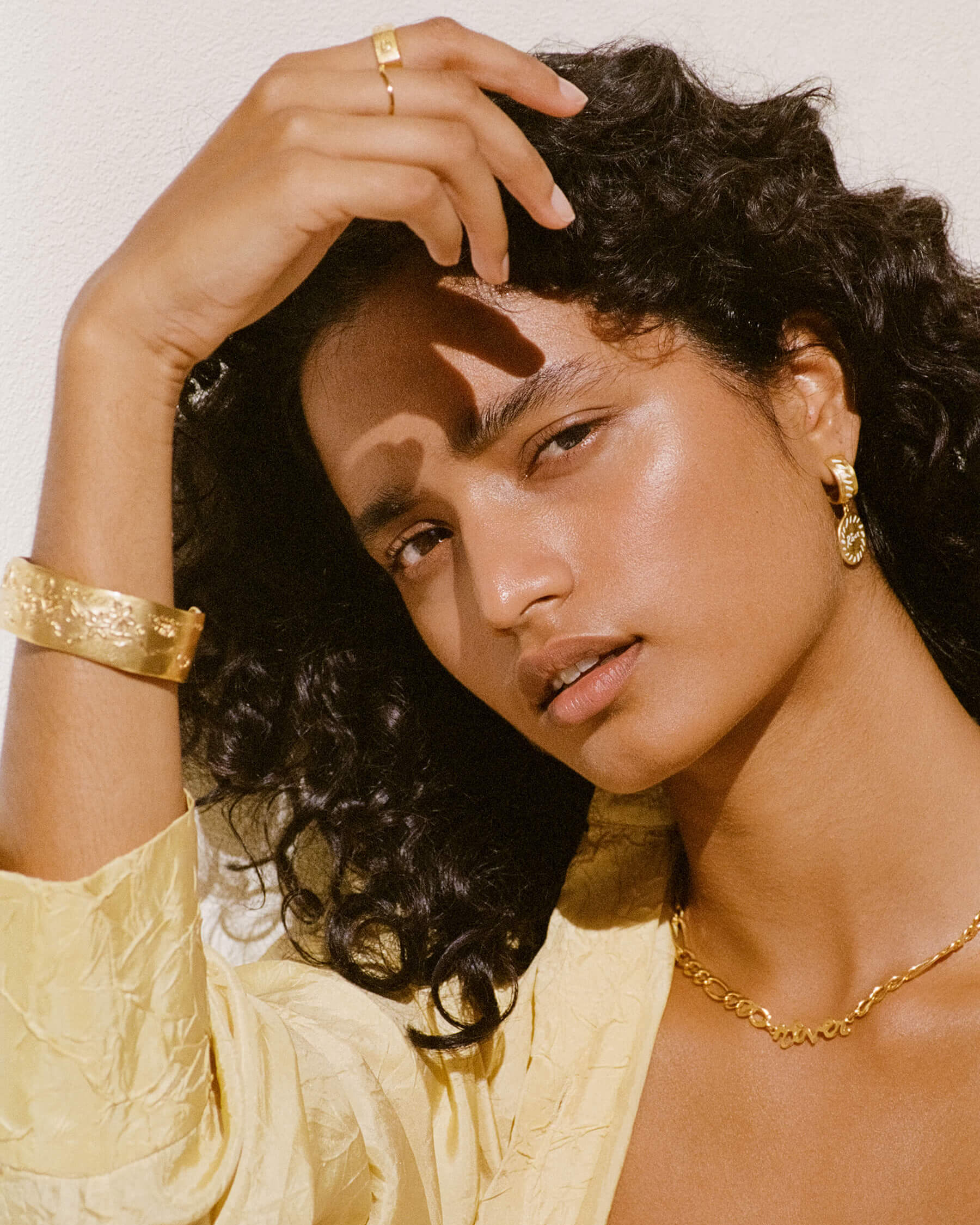 REVER CHAIN NECKLACE (18K GOLD PLATED) - Image 3