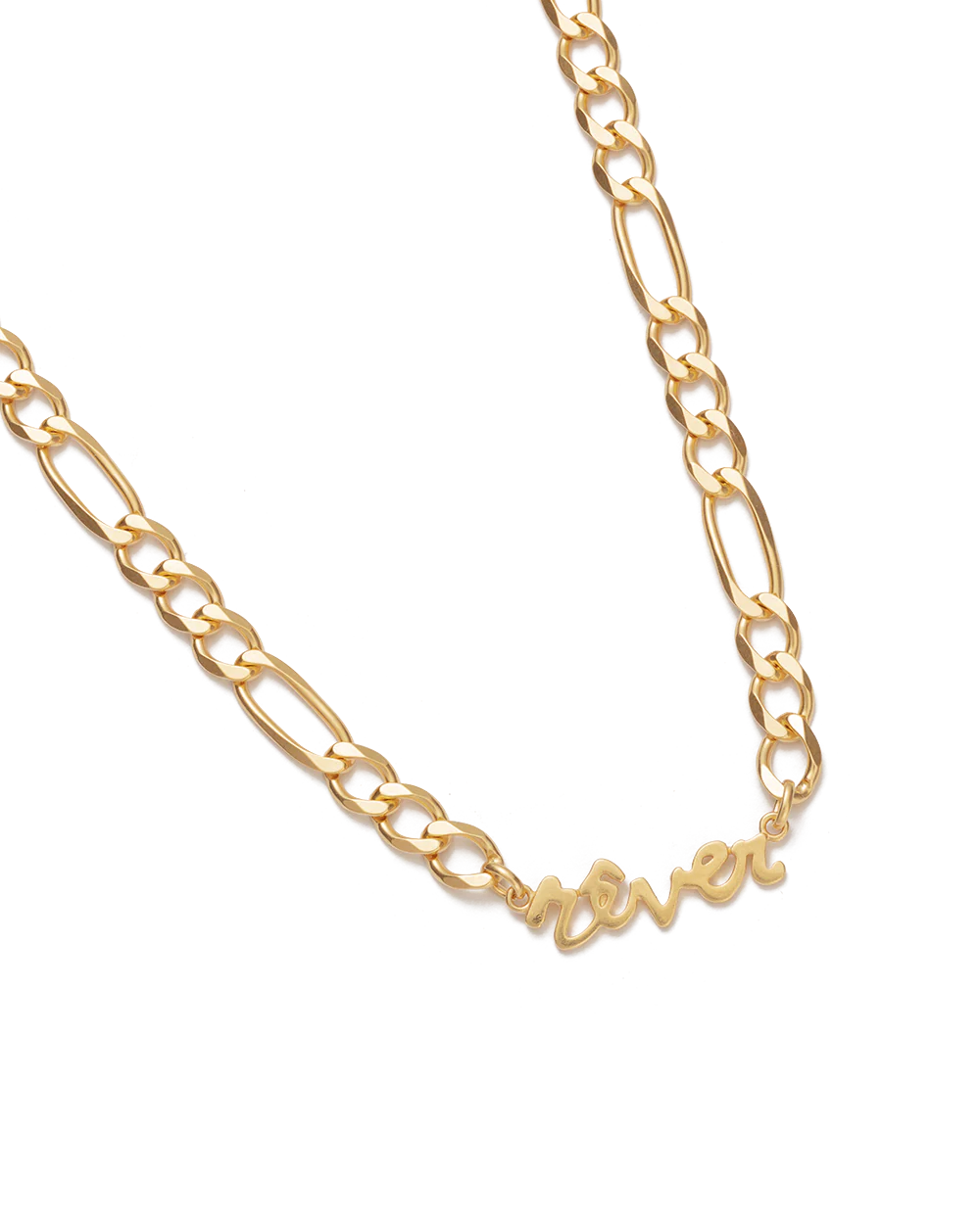 REVER CHAIN NECKLACE (18K GOLD PLATED) - Image 4