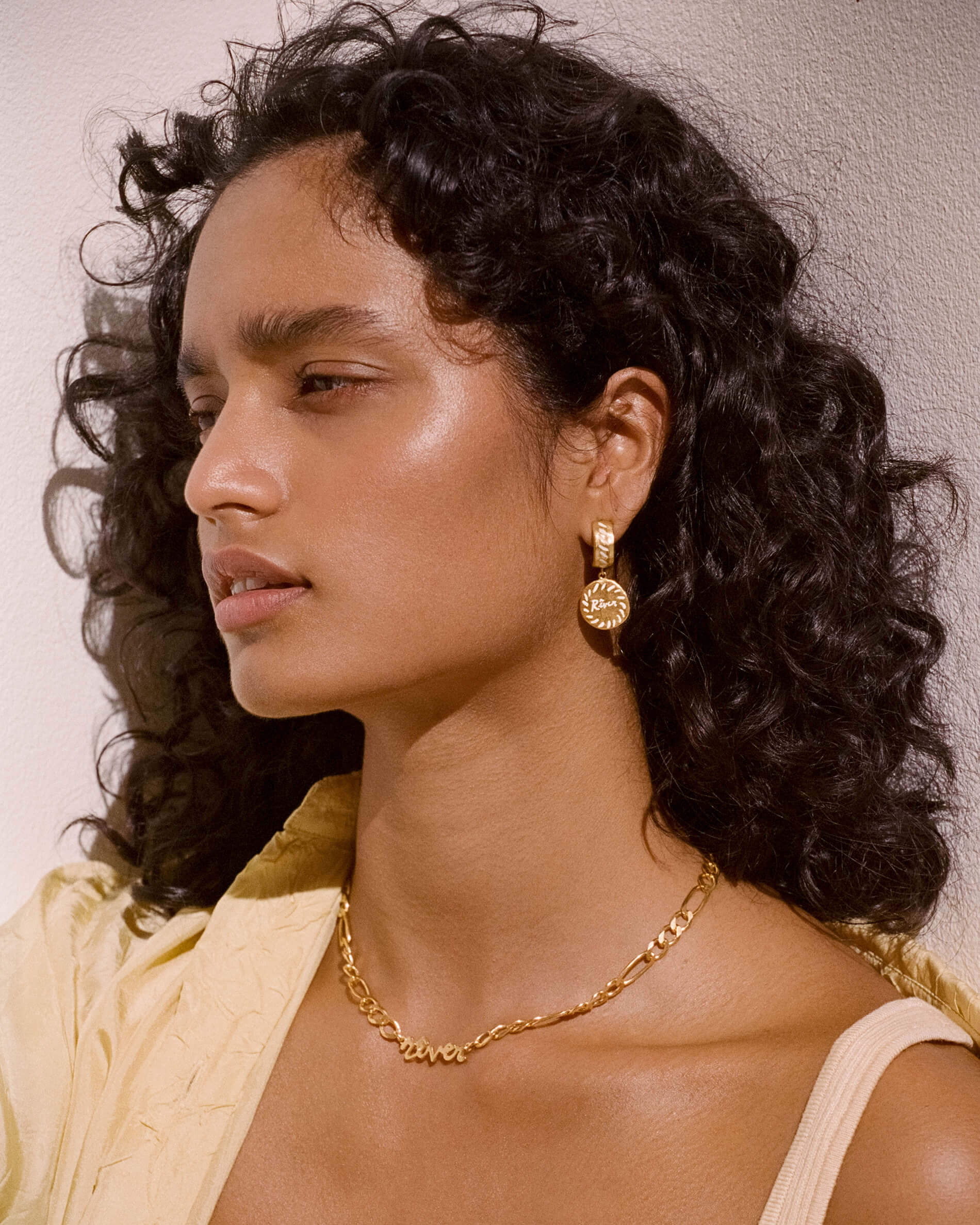 REVER CHAIN NECKLACE (18K GOLD PLATED) - Image 7