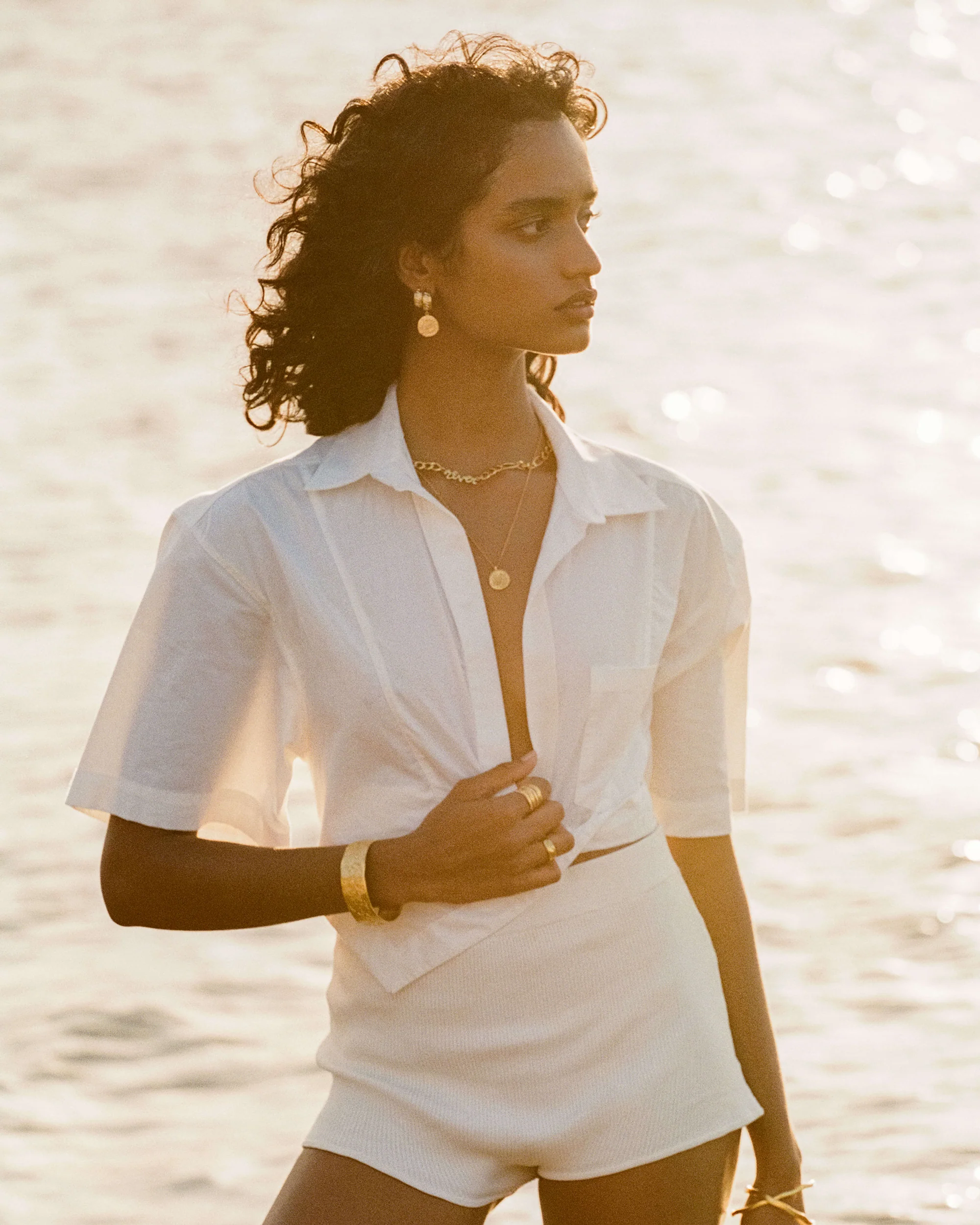 REVER CHAIN NECKLACE (18K GOLD PLATED) - Image 8